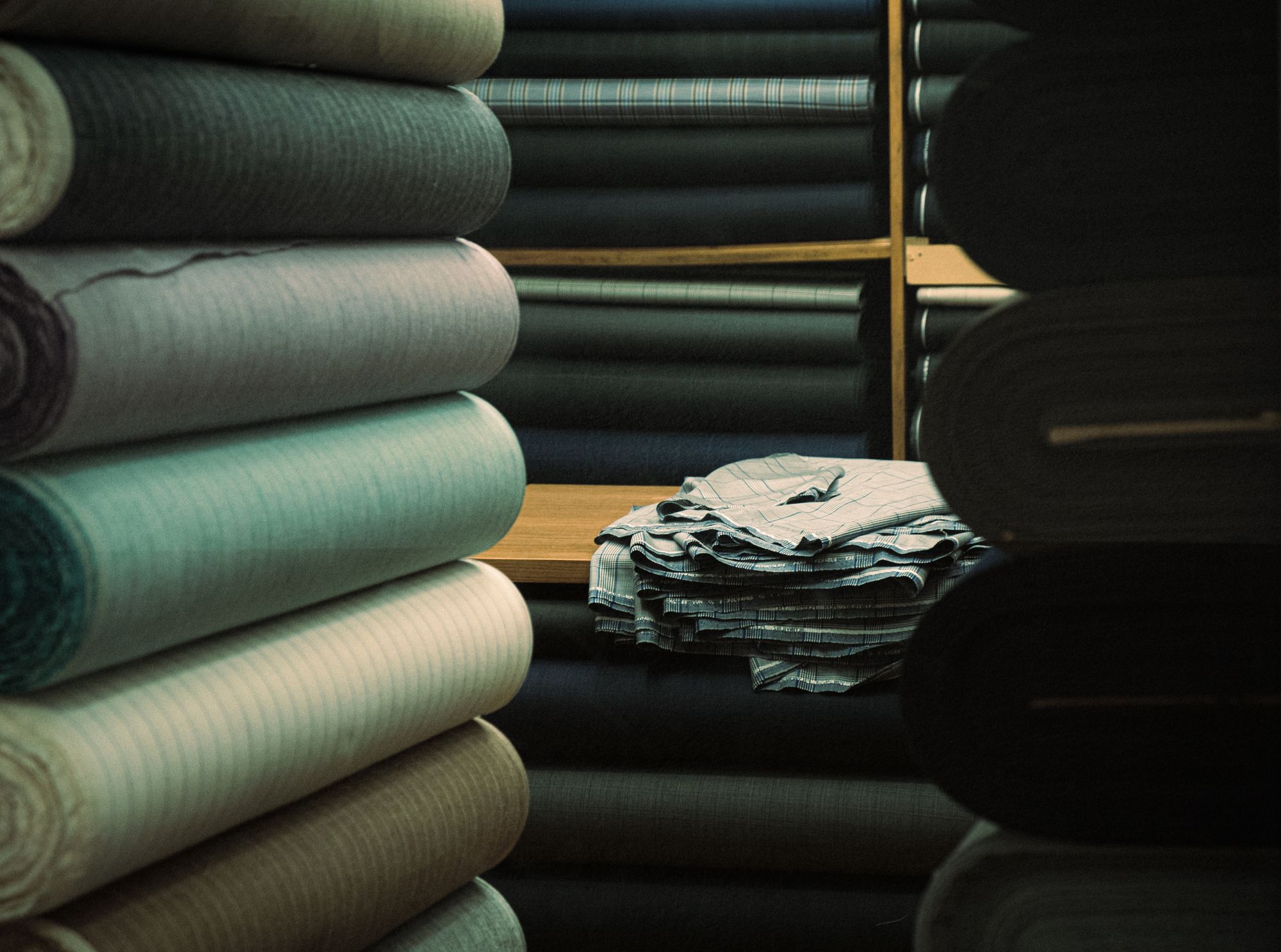 Fabric preparation — reference photograph
