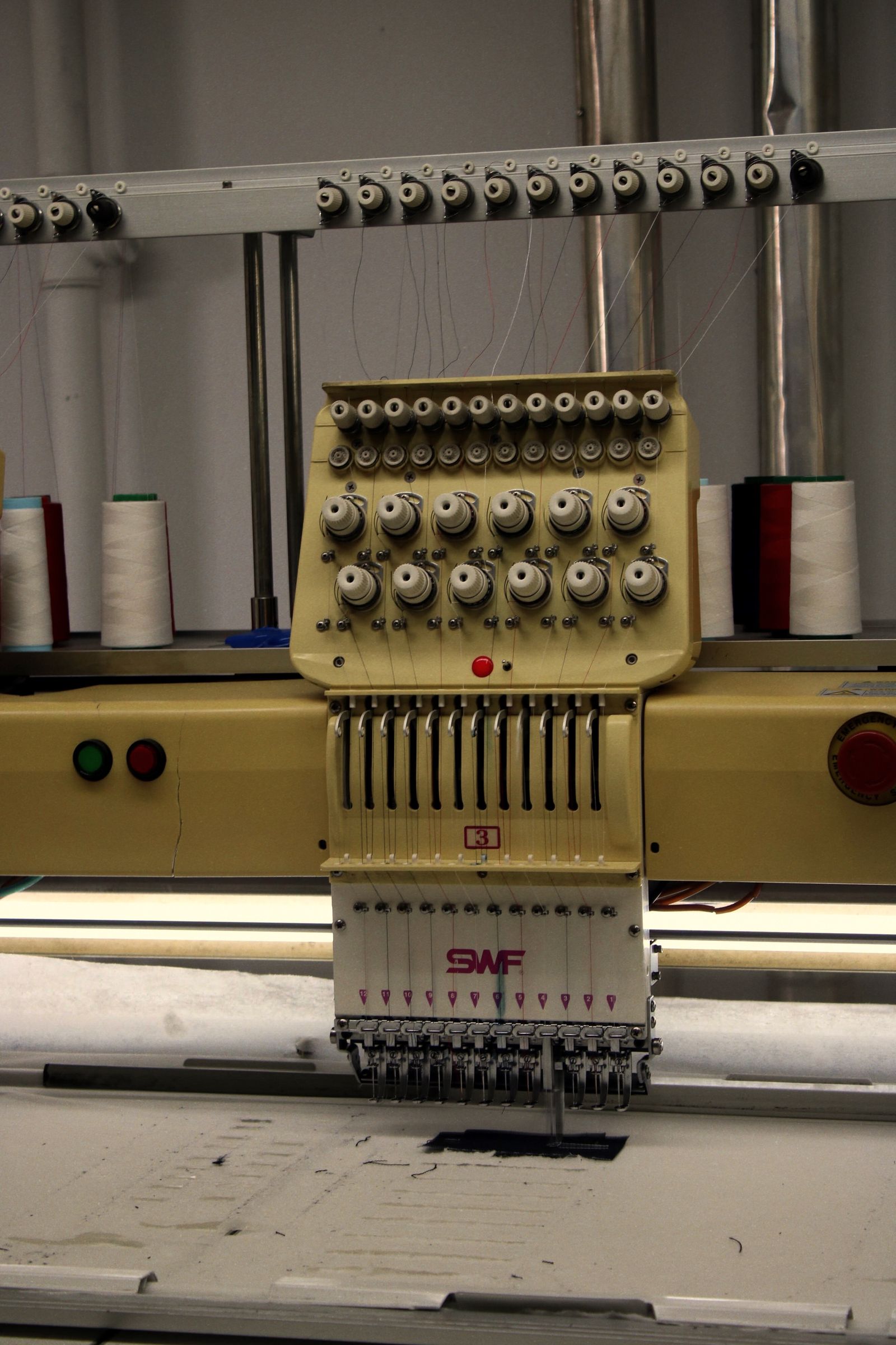 Industrial embroidery — reference photograph