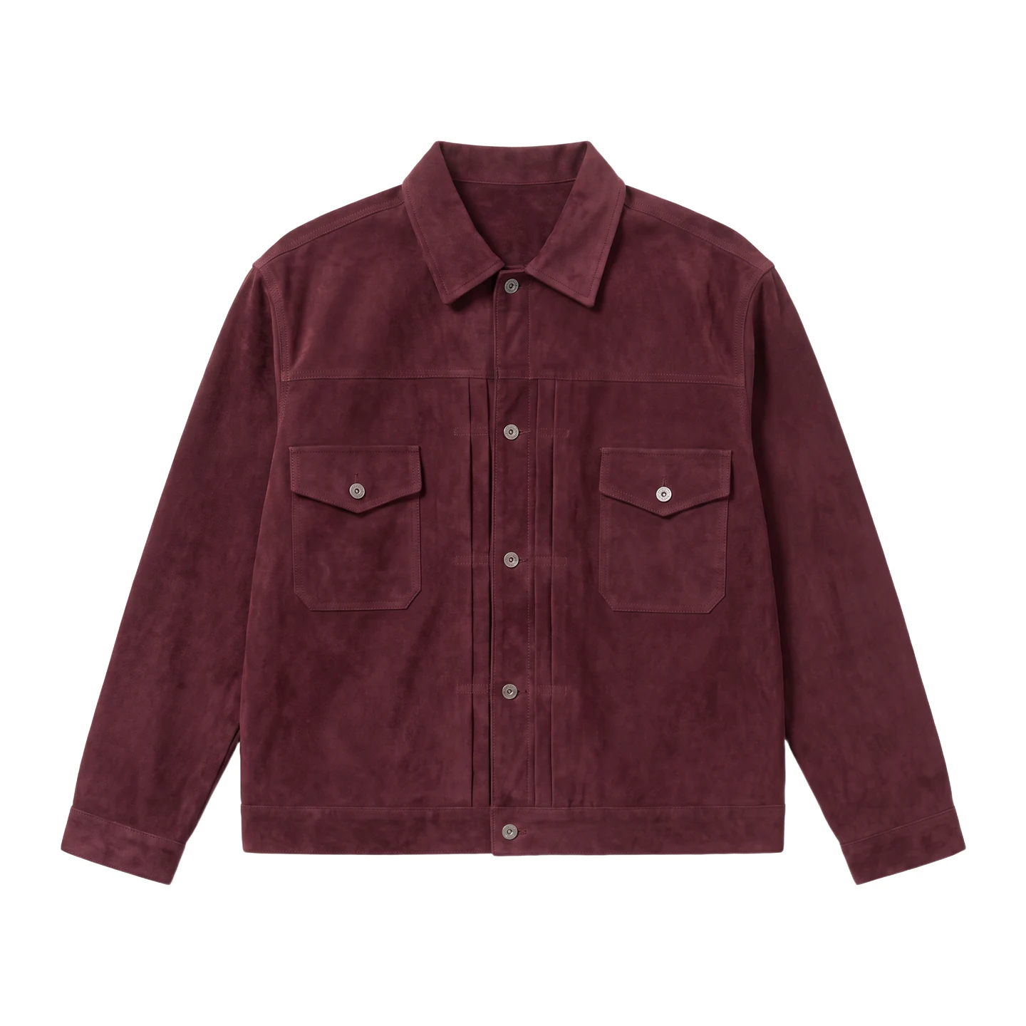 Burgundy workwear set — Garment view 5