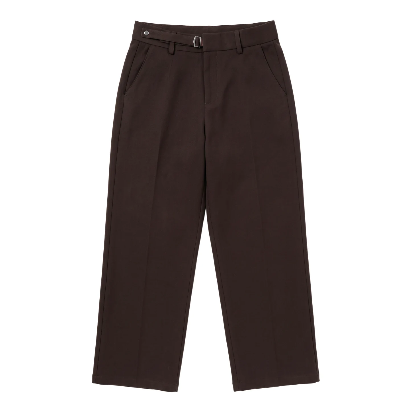 Tab-waist straight trousers — Garment view 5