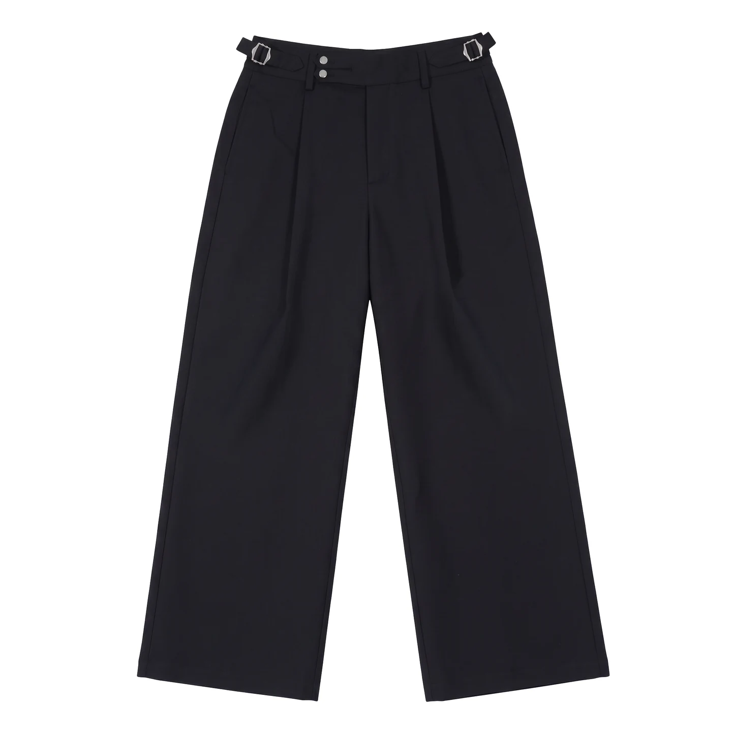 Side-tab wide trousers — Garment view 5