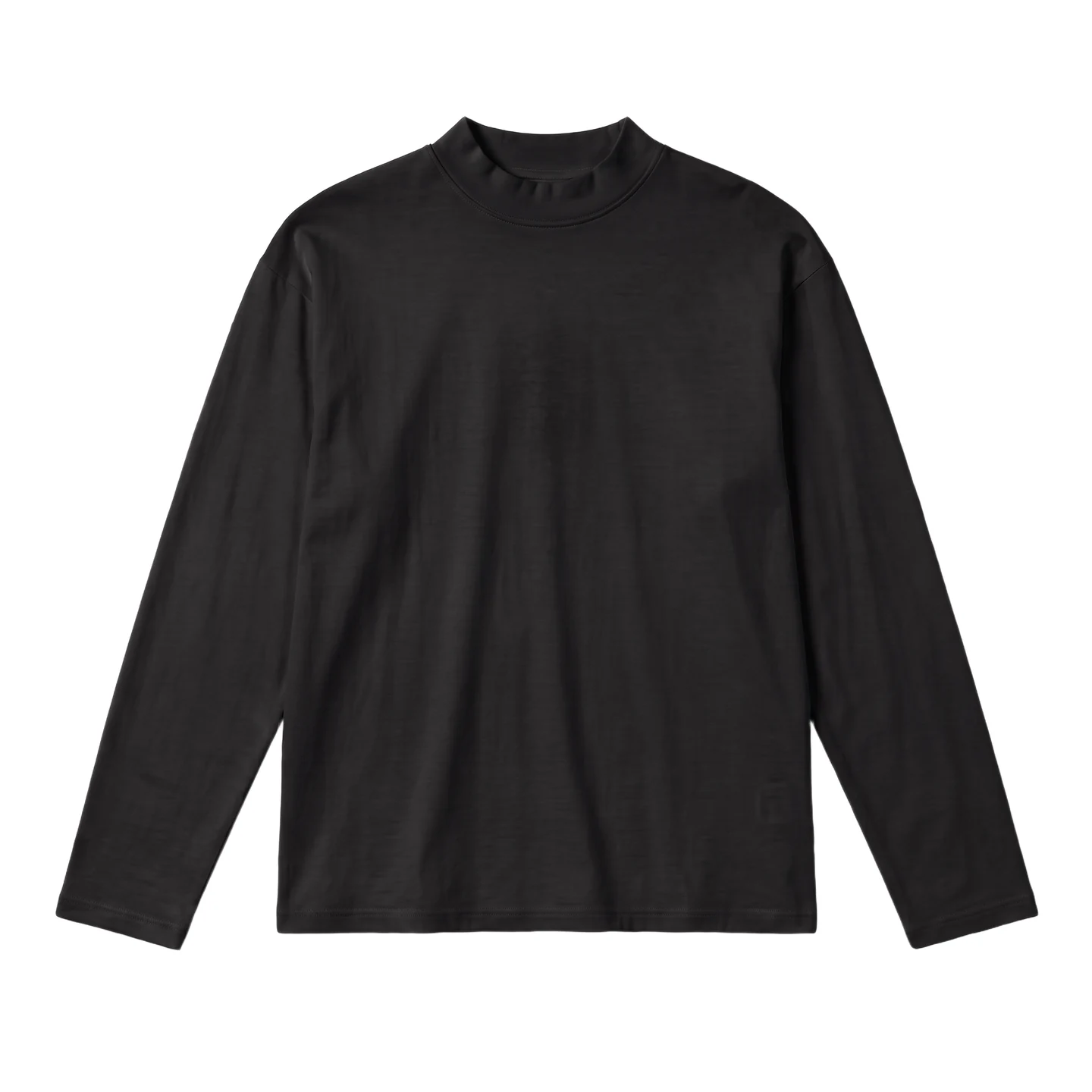 Mock-neck long-sleeve top — Garment view 5