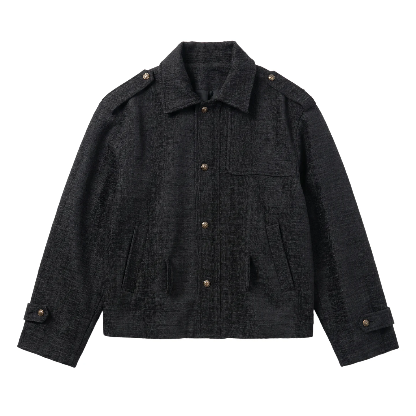 Relaxed button jacket — Garment view 5