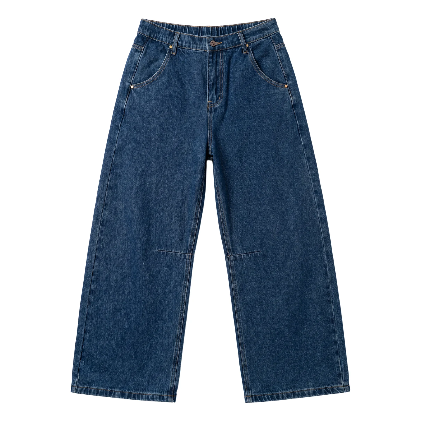 Stand-collar denim set — Garment view 6