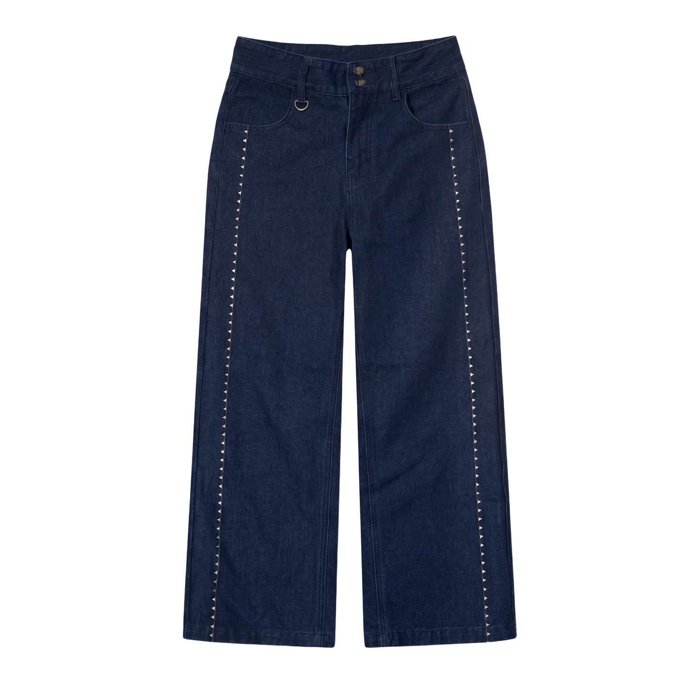 Dark wide-leg jeans — Garment view 5