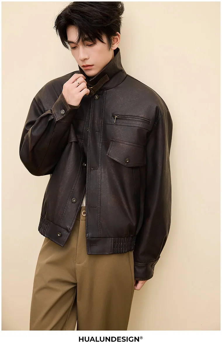 Four-pocket flight jacket — On model 2