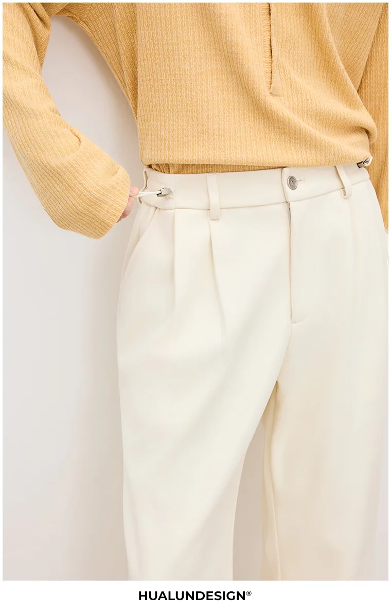 Relaxed pleated trousers — Construction detail 4