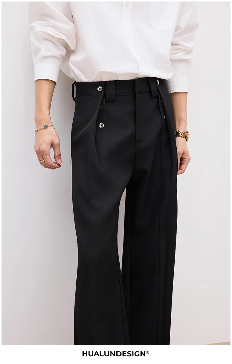 Deep-pleat tailored trousers — Construction detail 4