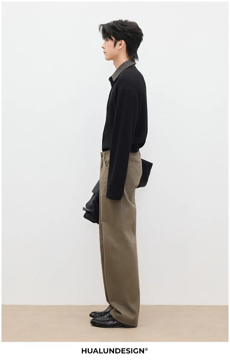 Collared knit polo — On model 4