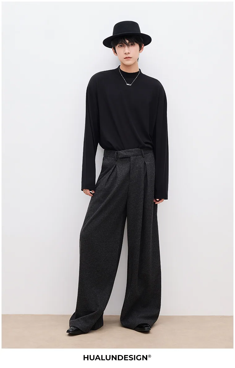 Mock-neck long-sleeve top — On model 2