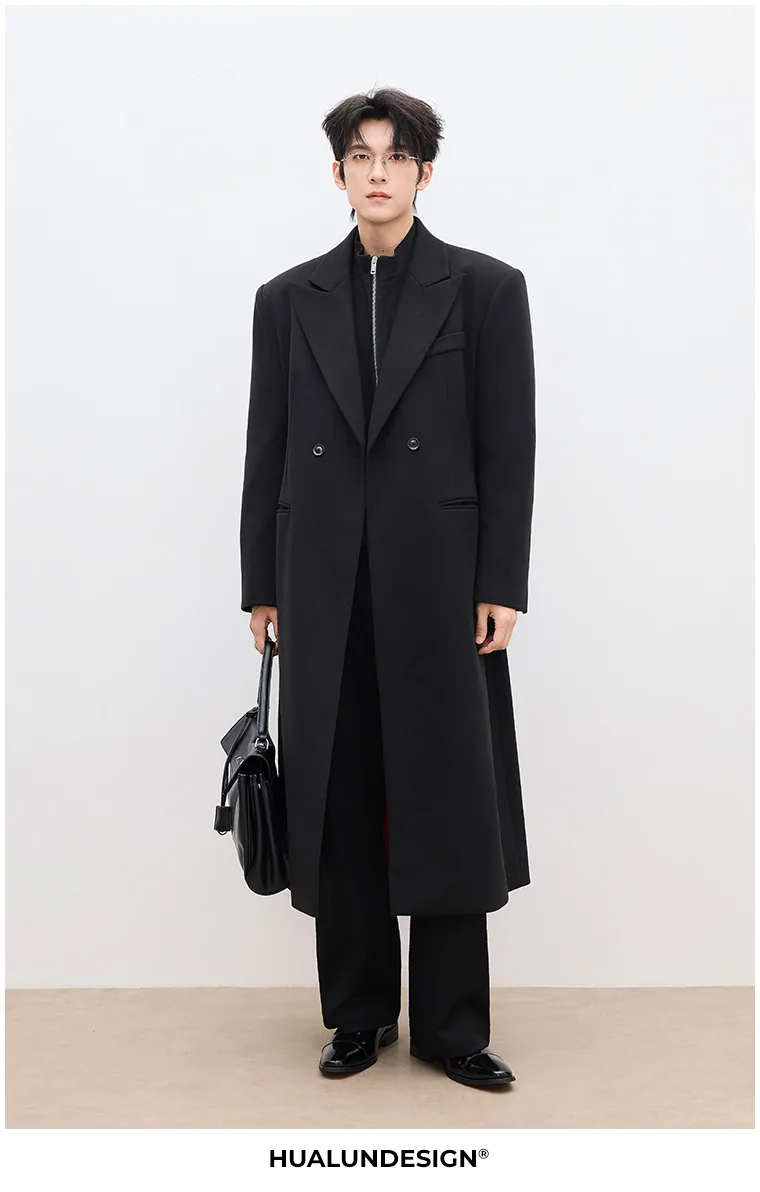 Long single-breasted coat — HL26888