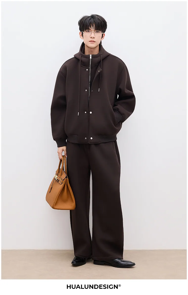 Hooded jacket & trouser set — KEEPGOING0535-0536