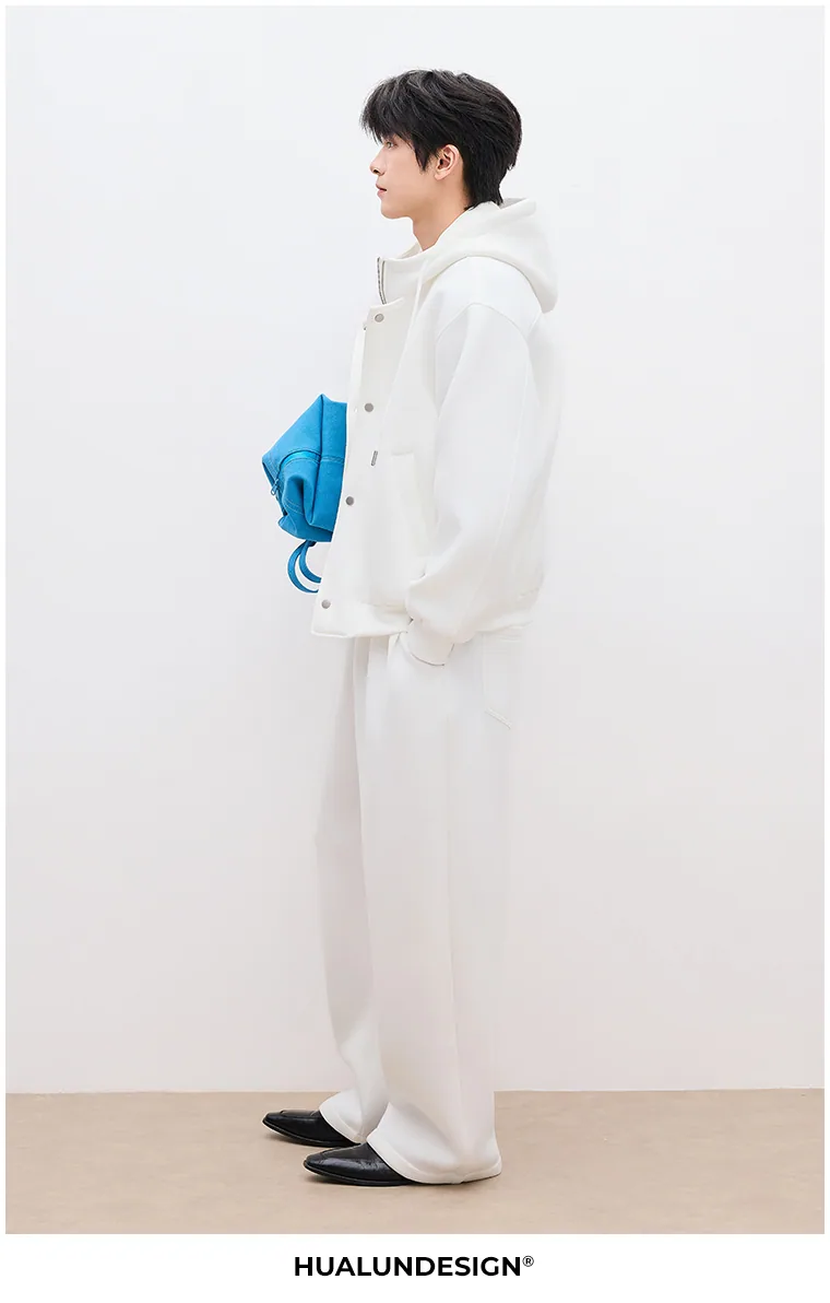 Hooded jacket & trouser set — On model 4