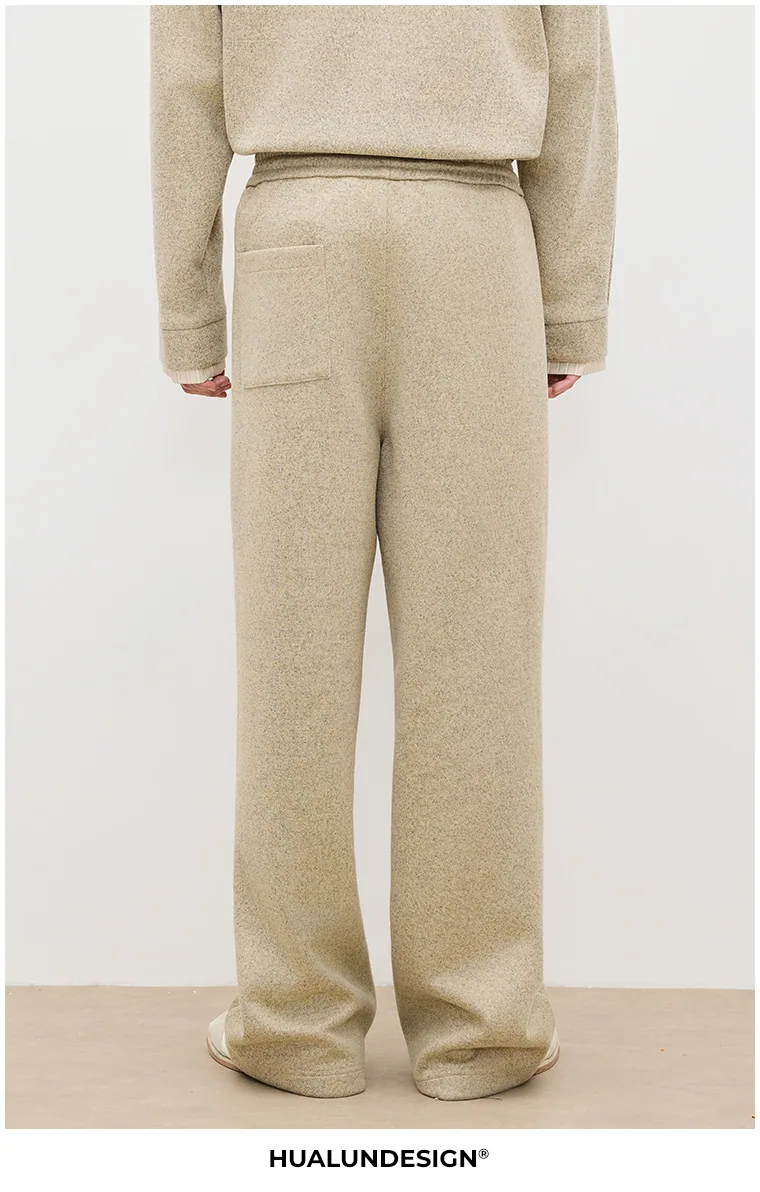 Drawstring relaxed trousers — On model 2