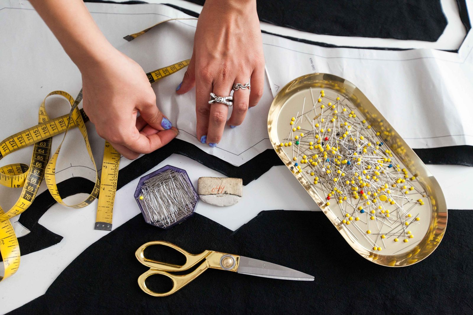 Sample preparation — reference photograph
